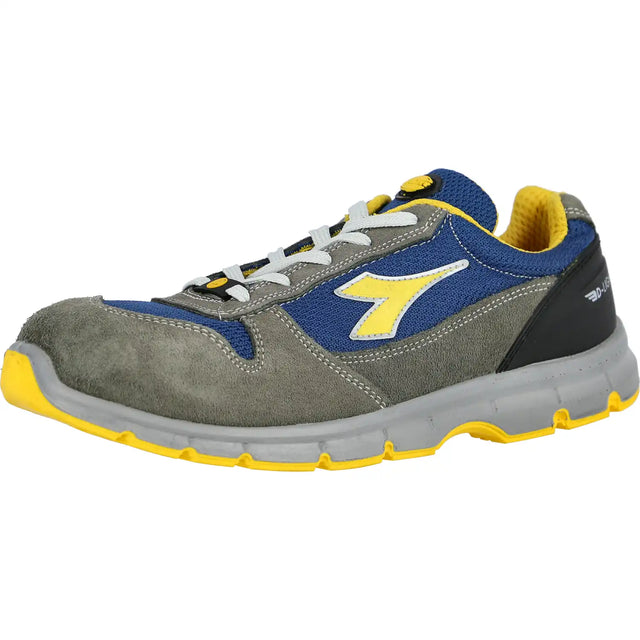 Diadora RUN Text LOW S1P Halbschuhe grau – grau
