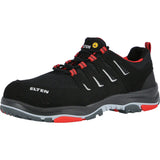 Elten William LOW Typ 2 S1P Halbschuhe rot – schwarz