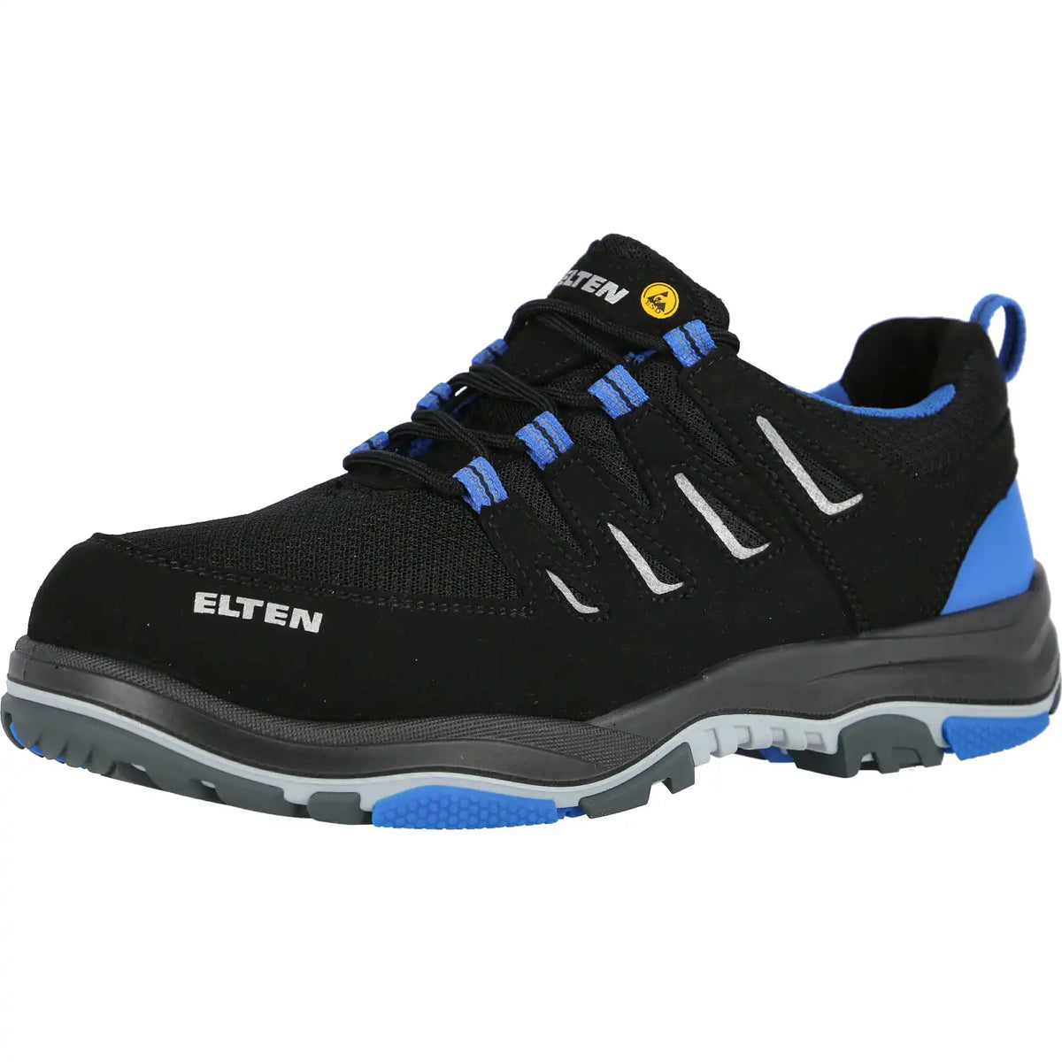 Elten William LOW S1P Sicherheitshalbschuhe blau – schwarz