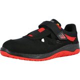 Elten Lonny Easy S1P Sicherheitssandale rot – schwarz