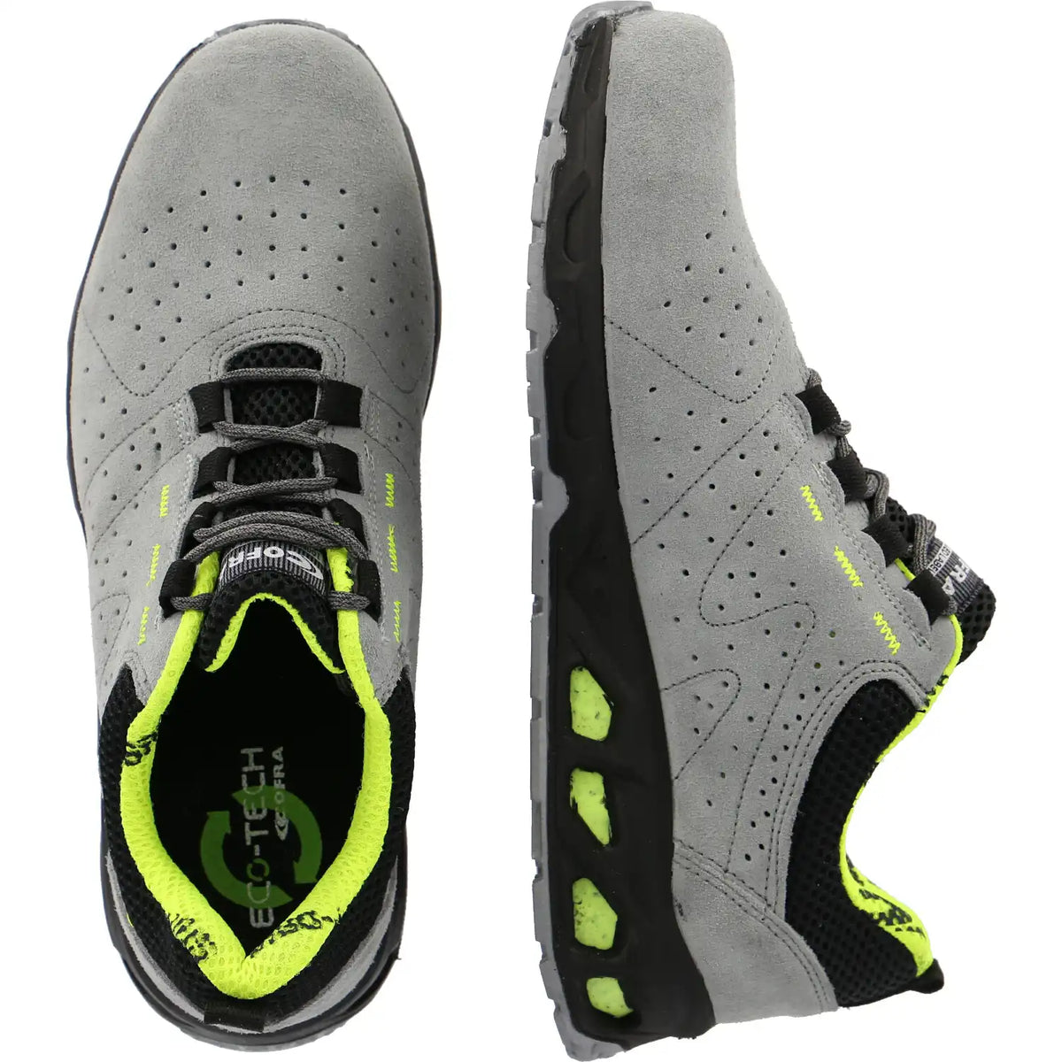 Cofra Area GREENFit S1P Sicherheitshalbs. grau – grau