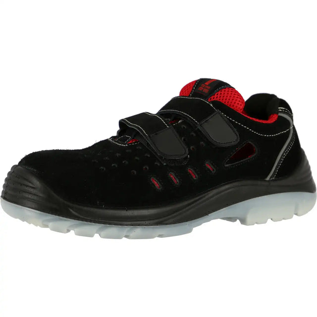 Nitras Easy Step Summer S1P Sicherheitssandalen schwarz – schwarz