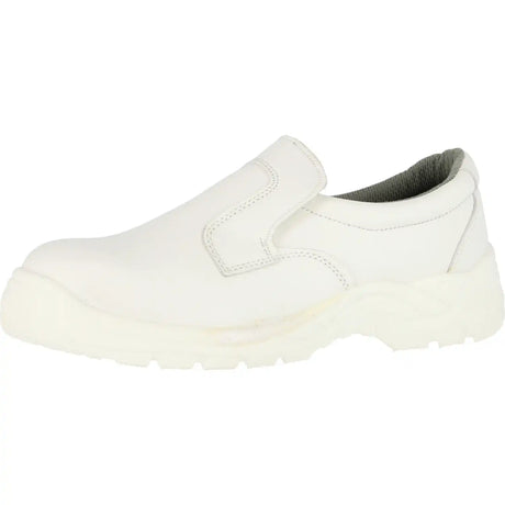 Nitras Clean Step S2 Sicherheitsslipper weiß – weiß