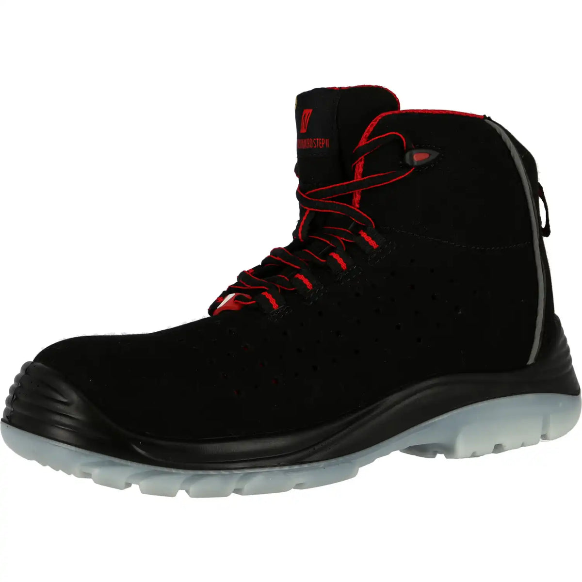 Nitras Micro Step II S1P Sicherheitsstiefel schwarz – schwarz