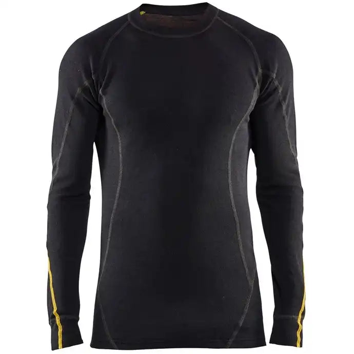 Blåkläder 4794 Multinorm Merino Unterhemd schwarz – schwarz