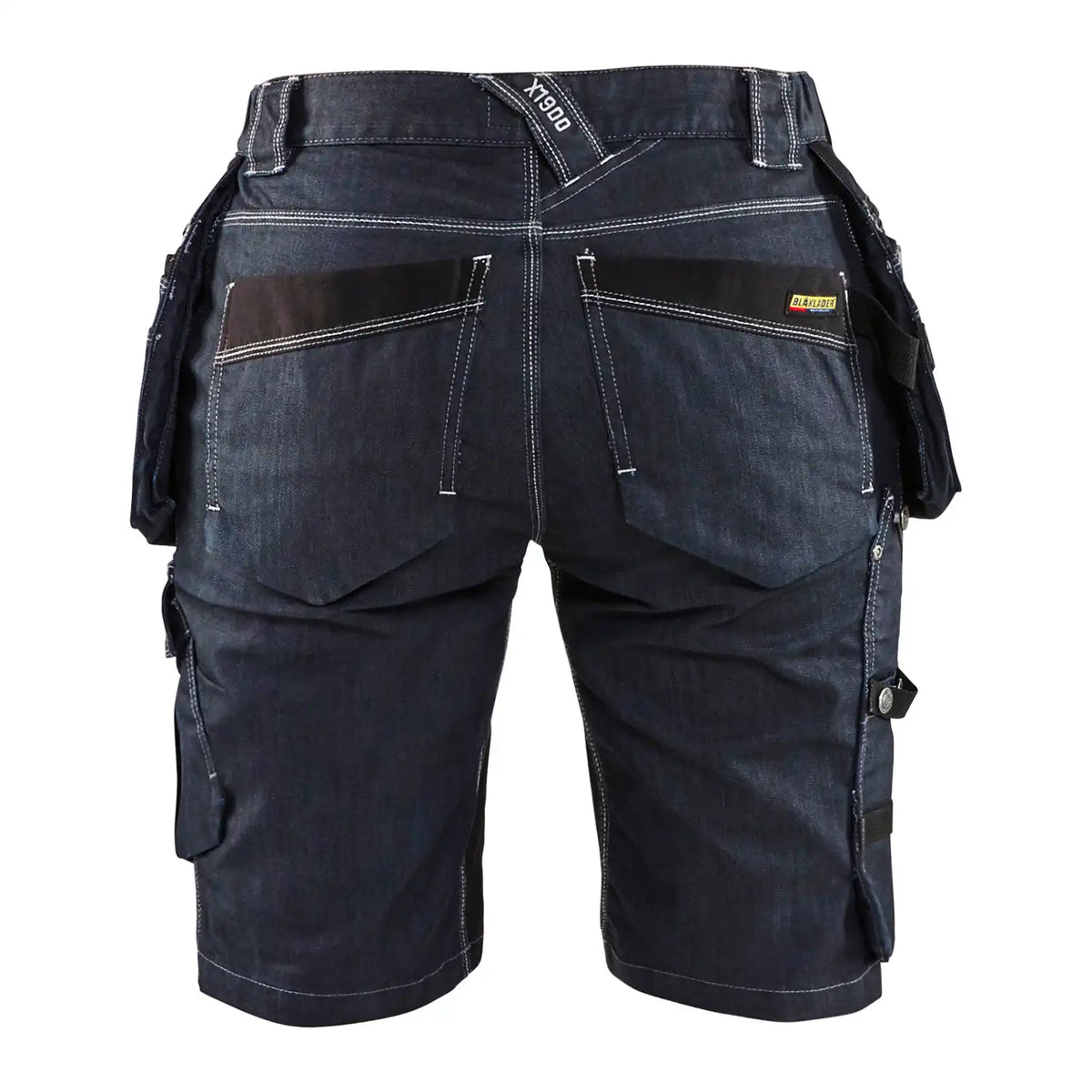 Blåkläder Damen 7992 Jeans Handwerker Shorts blau – blau