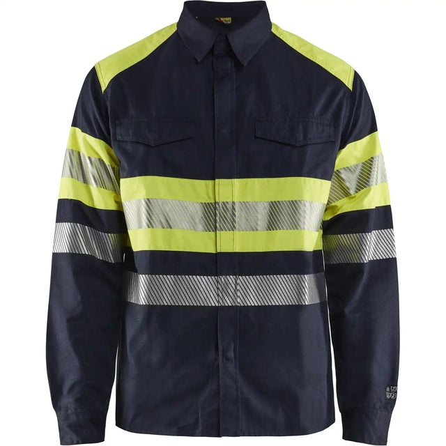Blåkläder 3229 Multinorm Arbeitshemd marine – blau