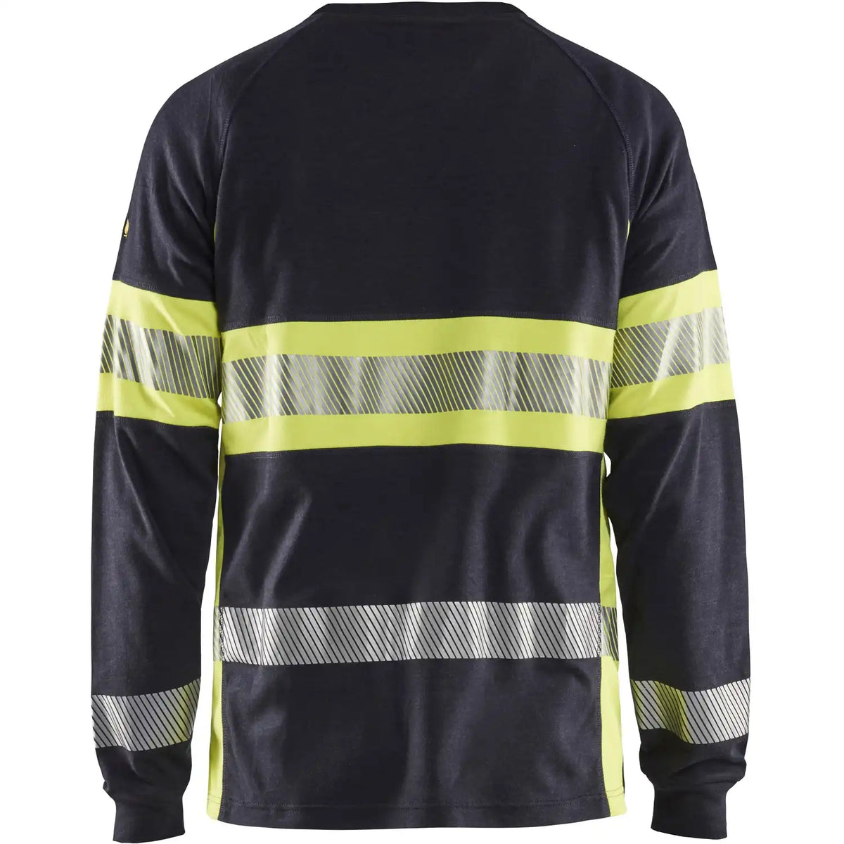 Blåkläder 3484 Multinorm Langarmshirt marine – gelb
