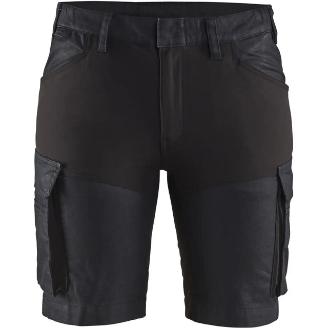 Blåkläder Damen 7137 Jeans Stretch Serviceshorts blau – blau
