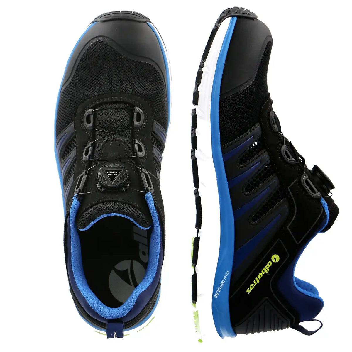 Albatros Breeze QL S1P Sicherheitshalbschuhe schwarz – schwarz