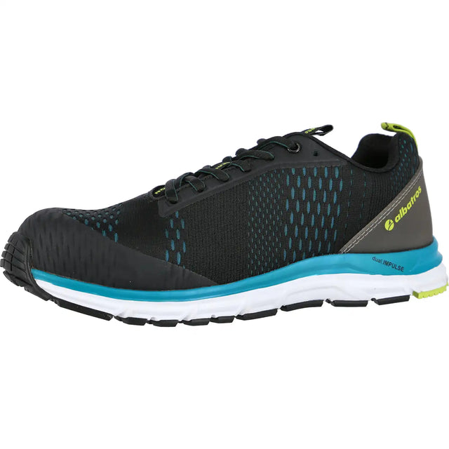 Albatros AER55 Impulse Blkblu LOW S1P S-Halbschuhe schwarz – schwarz