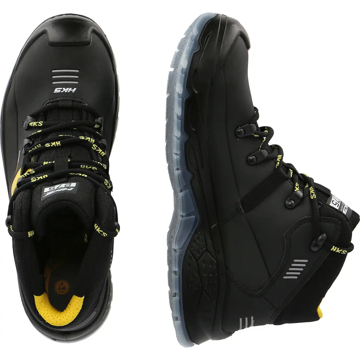 HKS RS 275 S3 Sicherheitshochschuhe schwarz – schwarz