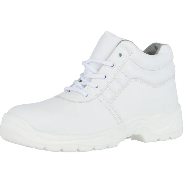 Nitras Clean Step MID S2 Sicherheitsstiefel weiß – weiß