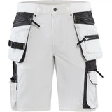 Blåkläder 1088 Maler Stretch-Arbeitsshorts weiß – weiß