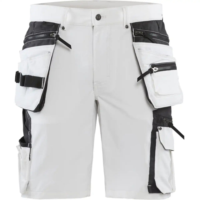 Blåkläder 1088 Maler Stretch-Arbeitsshorts weiß – weiß