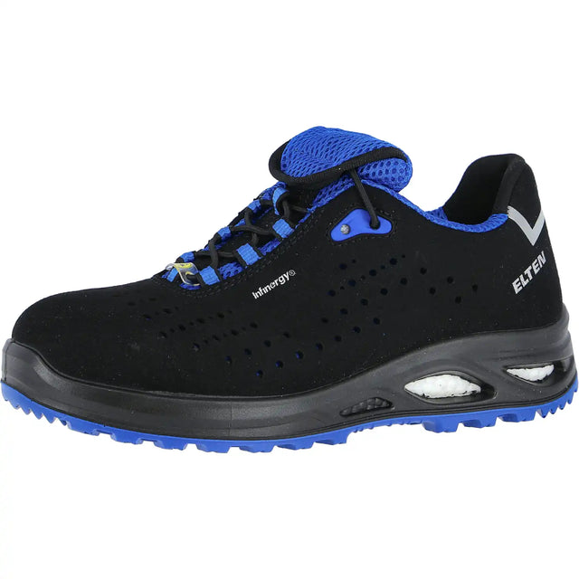 Elten Damen Impulse Lady Xxtl LOW S1P Halbschuh blau – schwarz