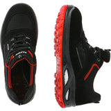 Elten Damen Hannah Xxtl BLACK-RED LOW S3 Halbschuh schwarz – schwarz