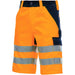 Nitras Motion TEX VIZ Warnschutz Shorts – orange/marine