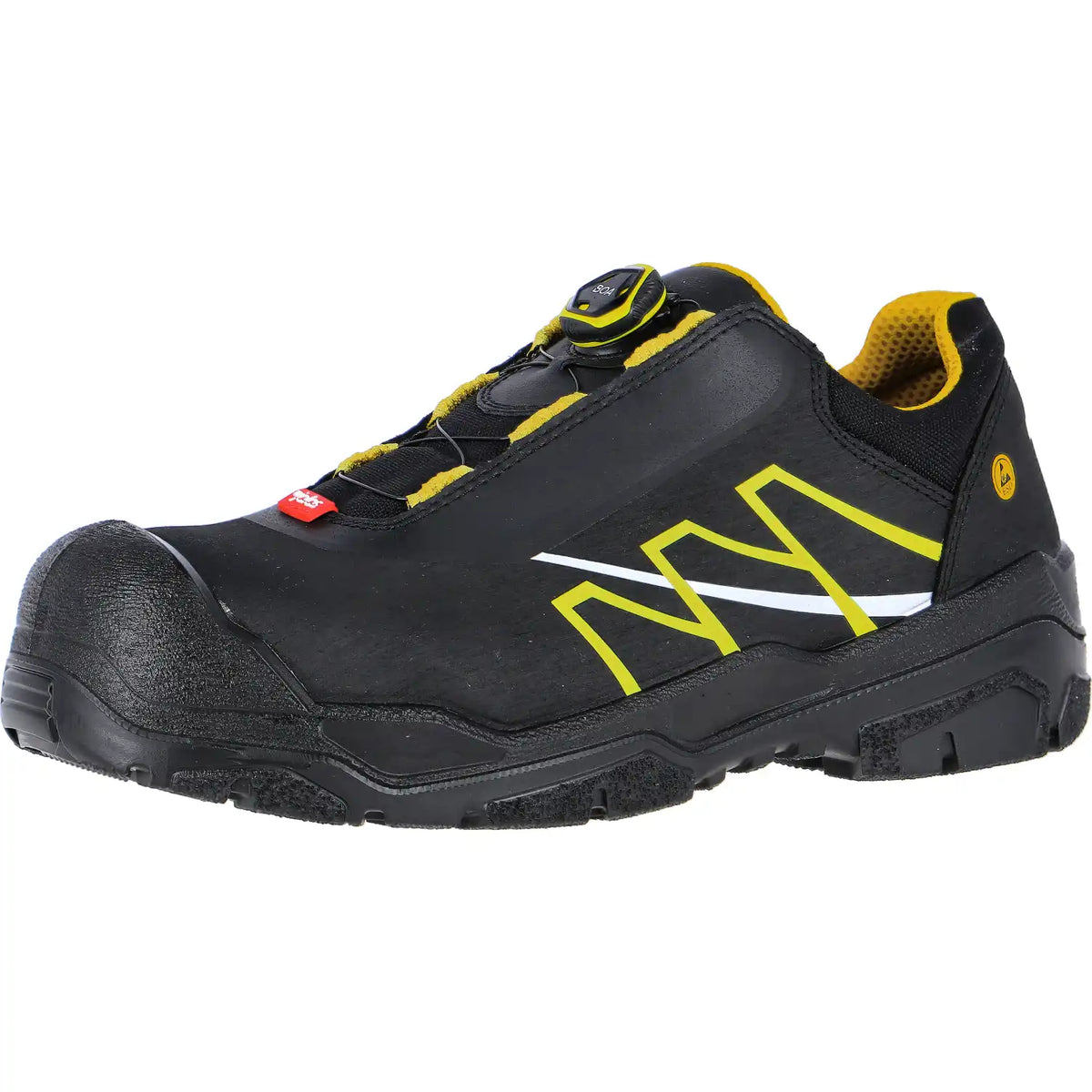 Jalas 1558 Gran Premio S3 Sicherheitshalbschuhe schwarz – schwarz