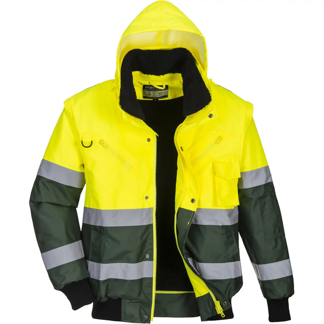 Portwest X Warnschutz Pilotenjacke gelb – gelb