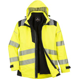 Portwest PW365 PW3 Warnschutz Winterjacke 3in1 – gelb/schwarz