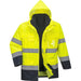 Portwest S162 Lite Warnschutz Regenjacke 3in1 – gelb/marine