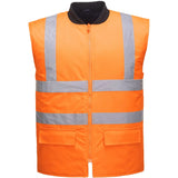Portwest 4in1 S471 Kontrast Warnschutz Regenjacke – orange/marine