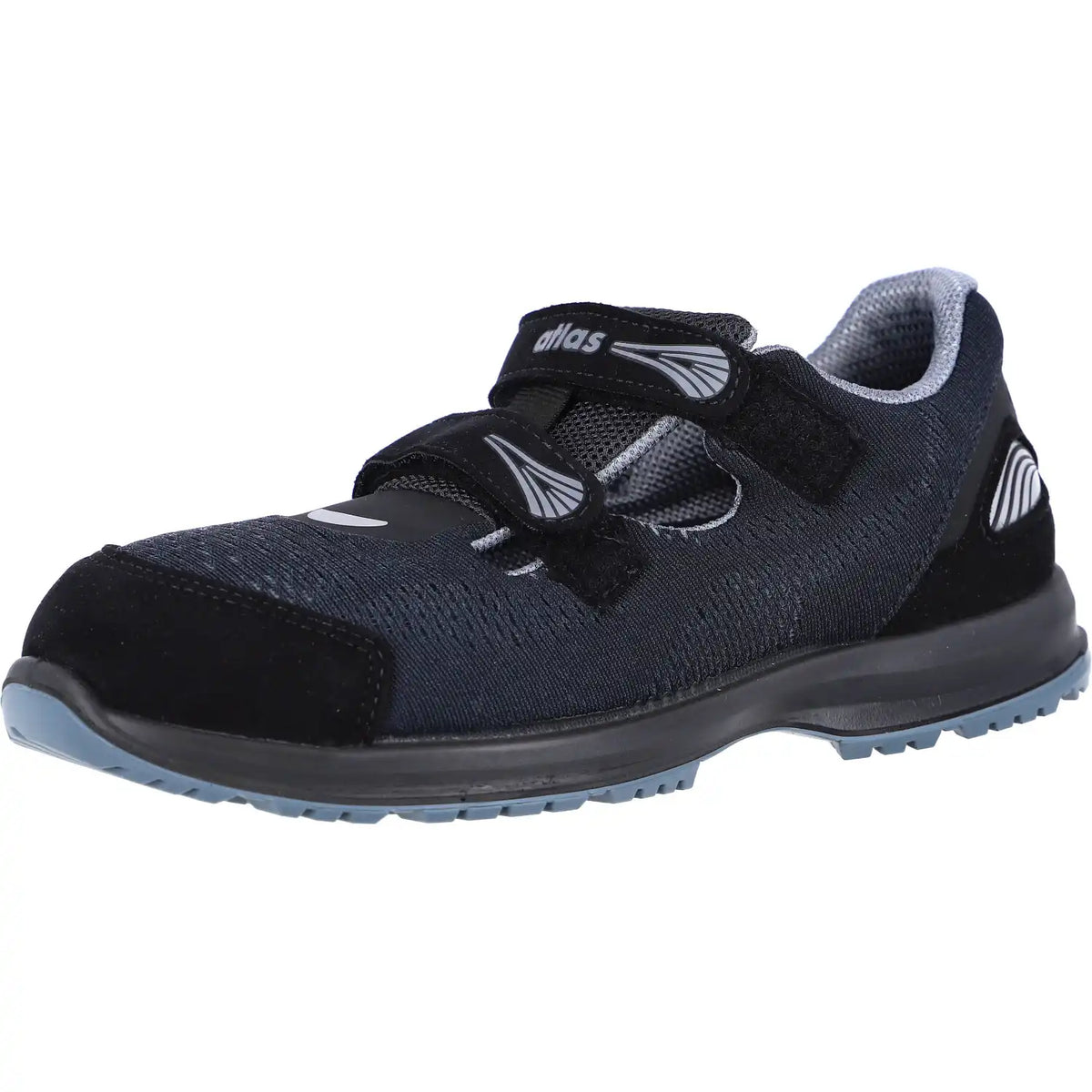 Atlas Damen GX 265 S1P Sicherheitssandalen schwarz – schwarz