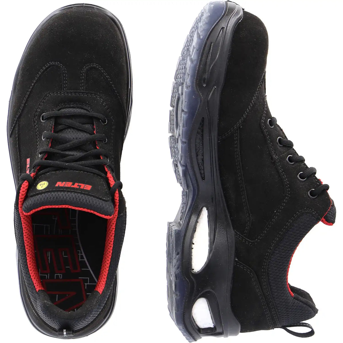 Elten Owen LOW S2 Sicherheitshalbschuhe schwarz – schwarz
