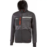 U-Power Galaxy U-Supremacy Kapuzen-Sweatjacke – asphalt grey