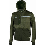 U-Power Galaxy U-Supremacy Kapuzen-Sweatjacke – dark green