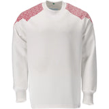Mascot 20084-932 Food & Care Sweatshirt – weiß/verkehrsrot