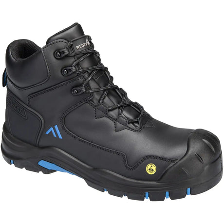 Portwest FC18 S3S Sicherheitshochschuhe schwarz FC18BKB – schwarz