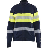 Blåkläder Damen Kl1 3472 Multinorm Sweatjacke marine/gelb – blau