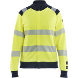 Blåkläder Damen Kl2 3471 Multinorm Sweatjacke gelb – gelb
