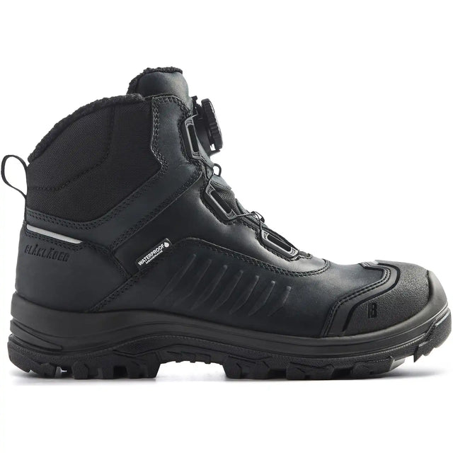 Blåkläder 2492 S3 Winter Sicherheitshochschuhe schwarz – schwarz