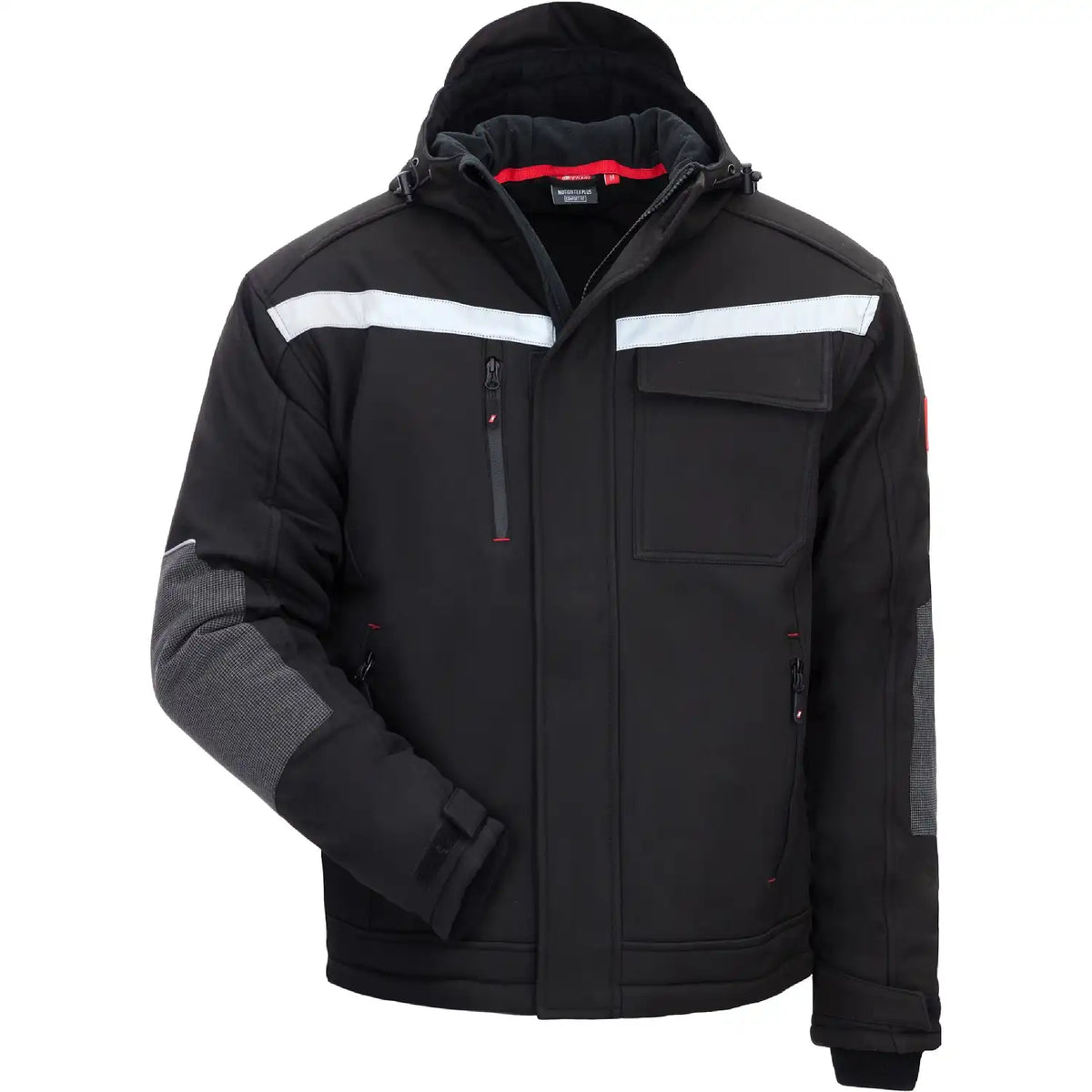 Nitras Motion TEX Kids Kinder Wintersoftshelljacke schwarz – schwarz