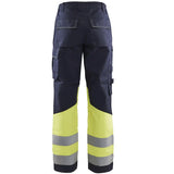 Blåkläder Damen 7181 Multinorm Bundhose marine/gelb – gelb