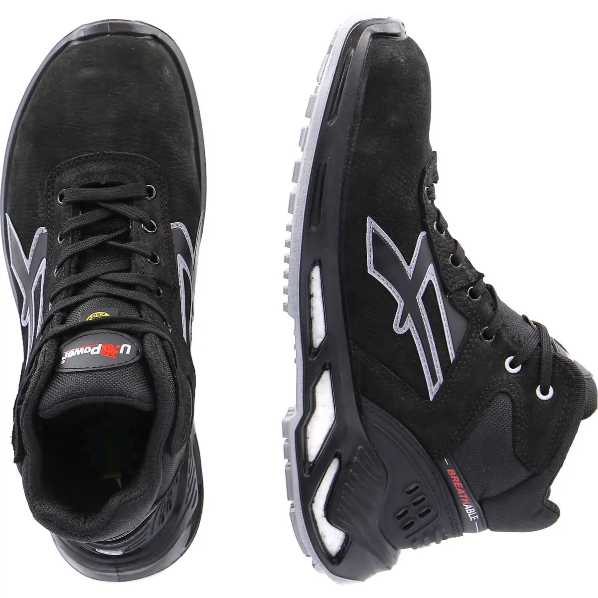 U-Power Arden 360 S3 Sicherheitshochschuh rot – schwarz