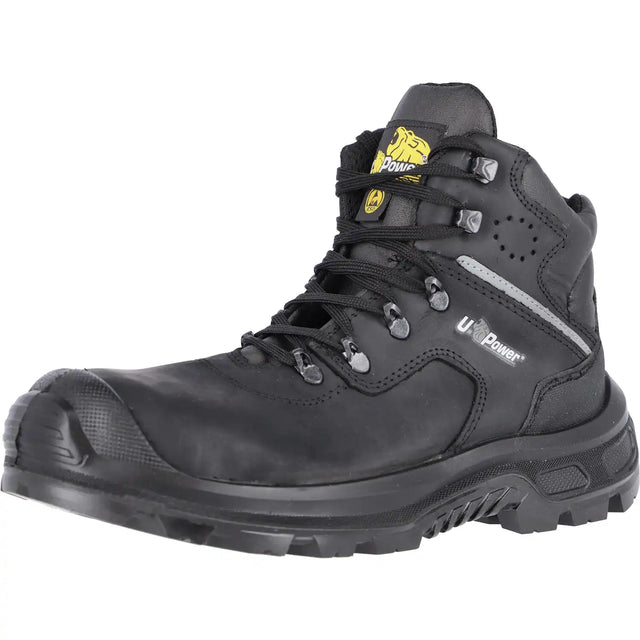 U-Power Thanos W. 12 S3 Sicherheitshochschuhe schwarz – schwarz