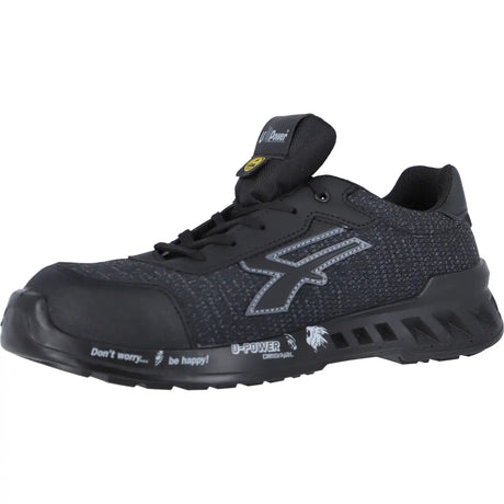 U-Power Scott Leve S1P Sicherheitshalbschuhe rot – schwarz