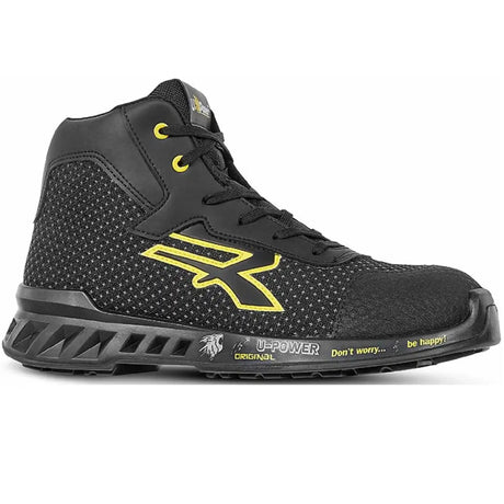 U-Power JOE Leve S3 Sicherheitshochschuh rot – schwarz