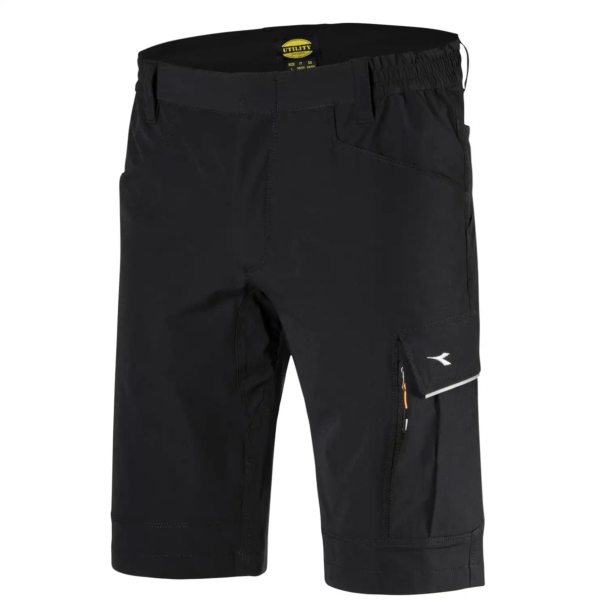 Diadora Tech Shorts schwarz – schwarz