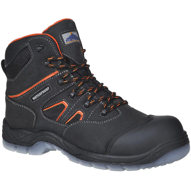 Portwest FC57 CompositeLite-Portwes S3 Sicherheitshochschuh schwarz – schwarz
