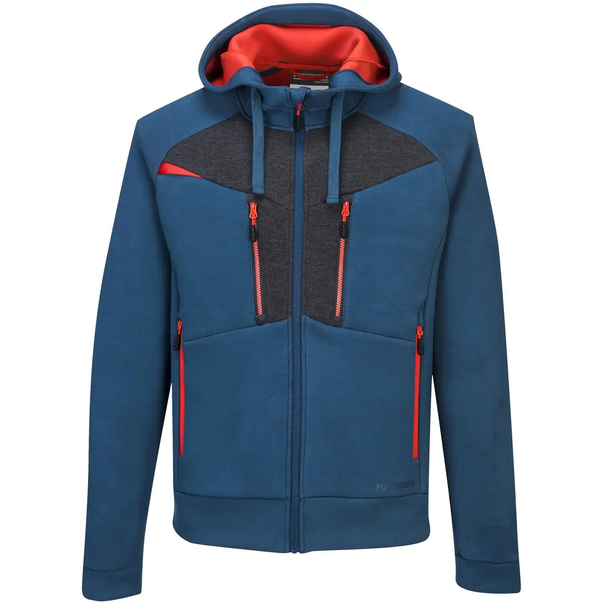 Portwest DX472 DX4 Kapuzen-Sweatjacke – metro blue