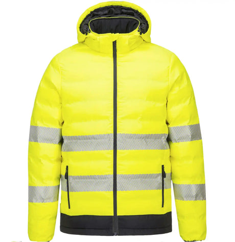 Portwest S548 Bezheizbare Warnschutz Steppjacke gelb – gelb