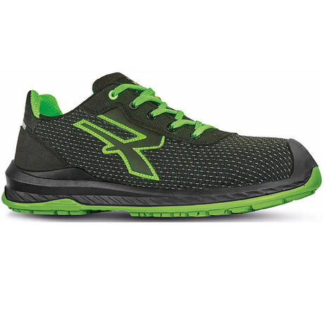 U-Power Island S1P Sicherheitshalbschuh grün – schwarz