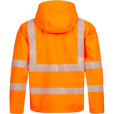 Nitras Motion TEX VIZ Plus Warnschutz Regenjacke – orange