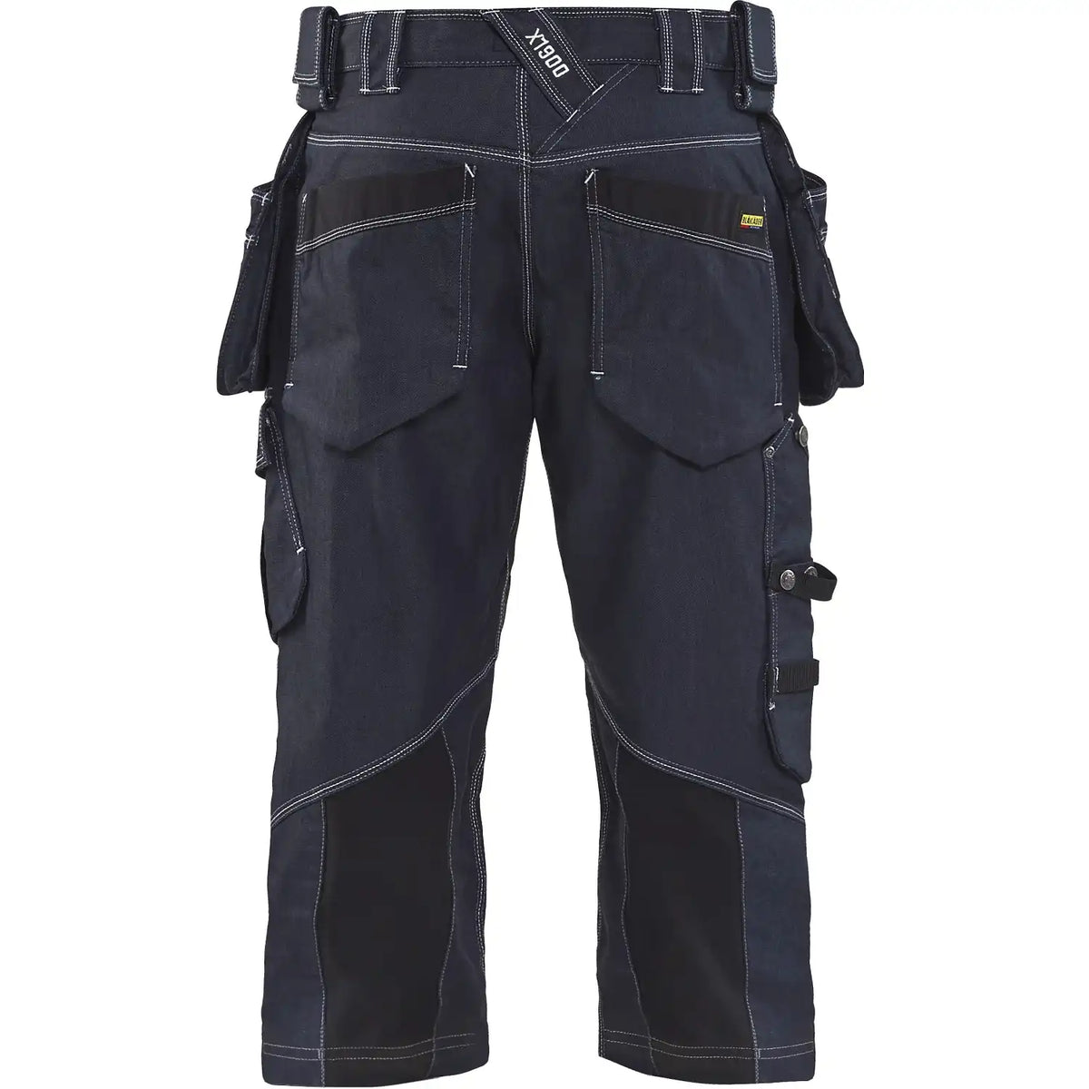 Blåkläder 1991 Jeans-Piratenhose Stretch X1900 – marine/schwarz
