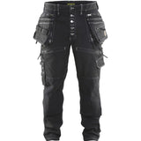 Blåkläder X1900 Stretch Jeans-Handwerkerhose – schwarz